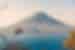 Atitlan Volcano lies beyond the expanse of Lake Atitlan in Guatemala