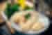 A traditional dish of cod fillet in Lofoten archipelago