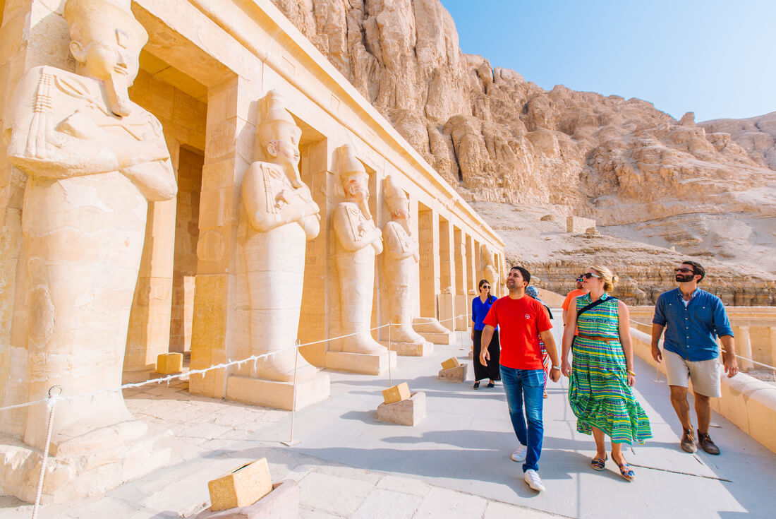 The temples of Luxor in Egypt