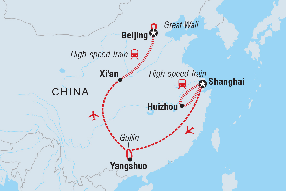 Map of Premium China including China