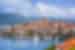 Gorgeous red roof islet in Korcula Old Town, Croatia