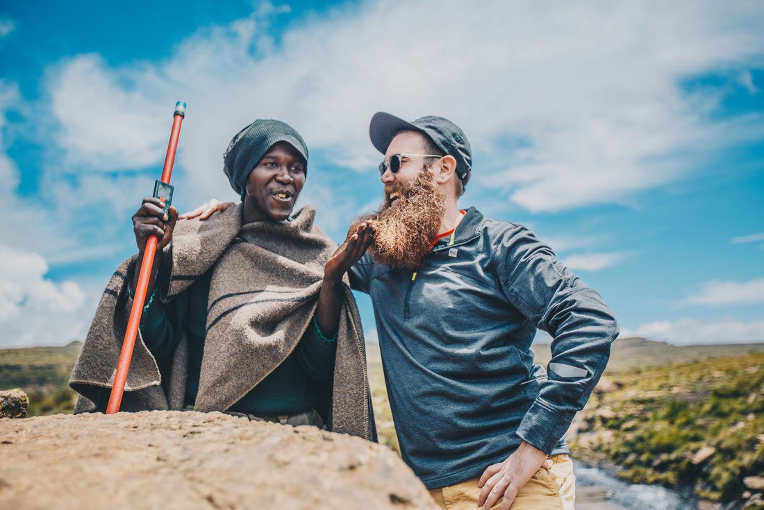 Get to know the locals as you hike though Drakensberg Mountain Range in South Africa