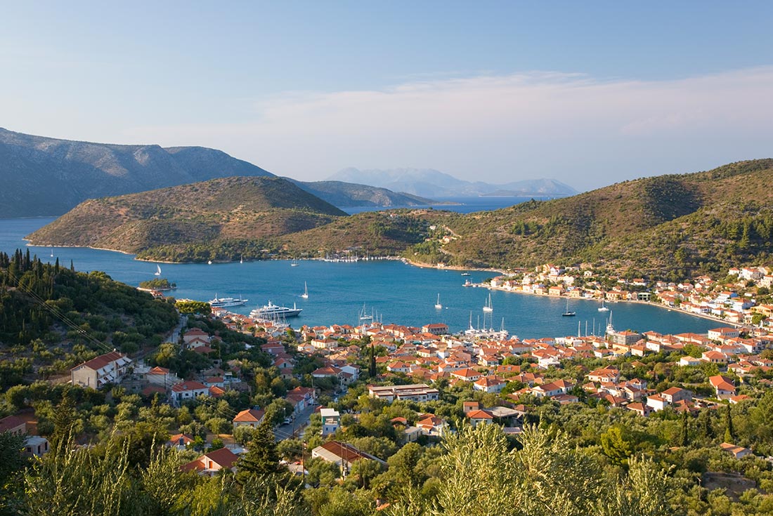 Ithaca aerial view, Greece