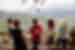 Intrepid leader and group looking out over Guatemala's highlands near Chichicastenango