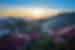 Beautiful view of doi mae salong mountain at chiang rai, Thailand