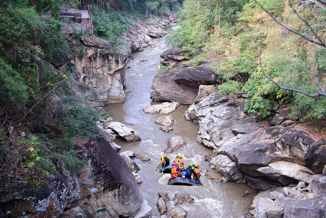 Rafting Mae Taeng River, Chiang Mai, Thailand