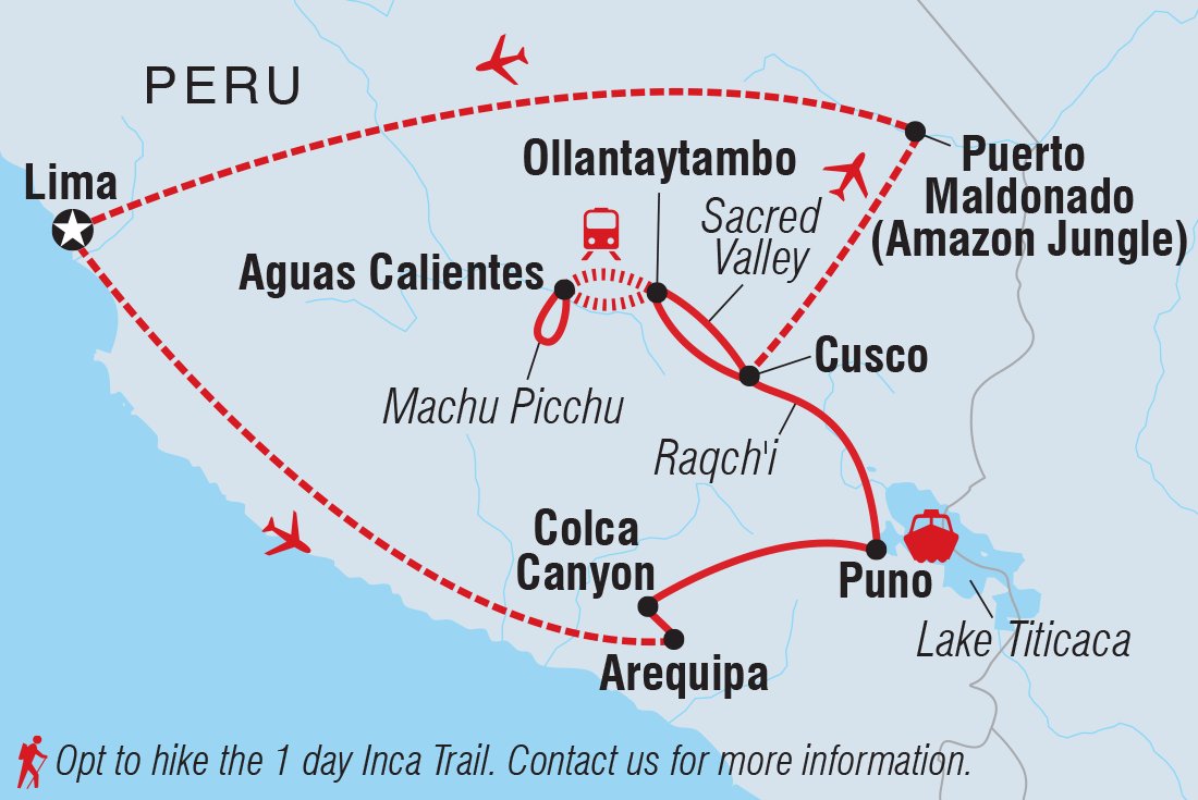 Map of Premium Peru In Depth including Peru