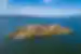 Aerial view of Floating Island, Lake Titicaca, Peru