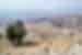 View of mountains landscape from summit of Mt Nebo, Jordan