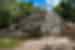 Mayan mask temple in the Lamanai Ruins, Belize